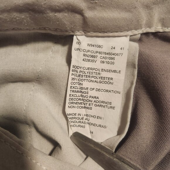 Dickies Work Shorts Gray Flat Front Chino Loose Fit Multi Pocket Mens 34x12 - Picture 9 of 13